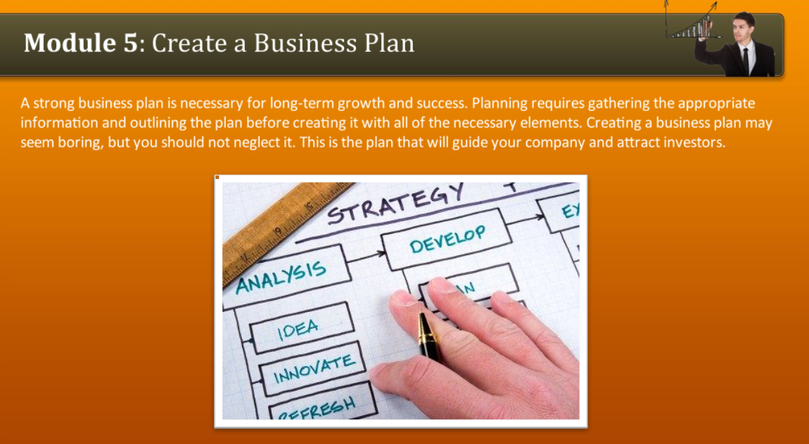 creating a business plan math quiz